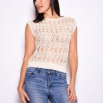 süel knit lace top