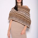 süel knitted wool poncho