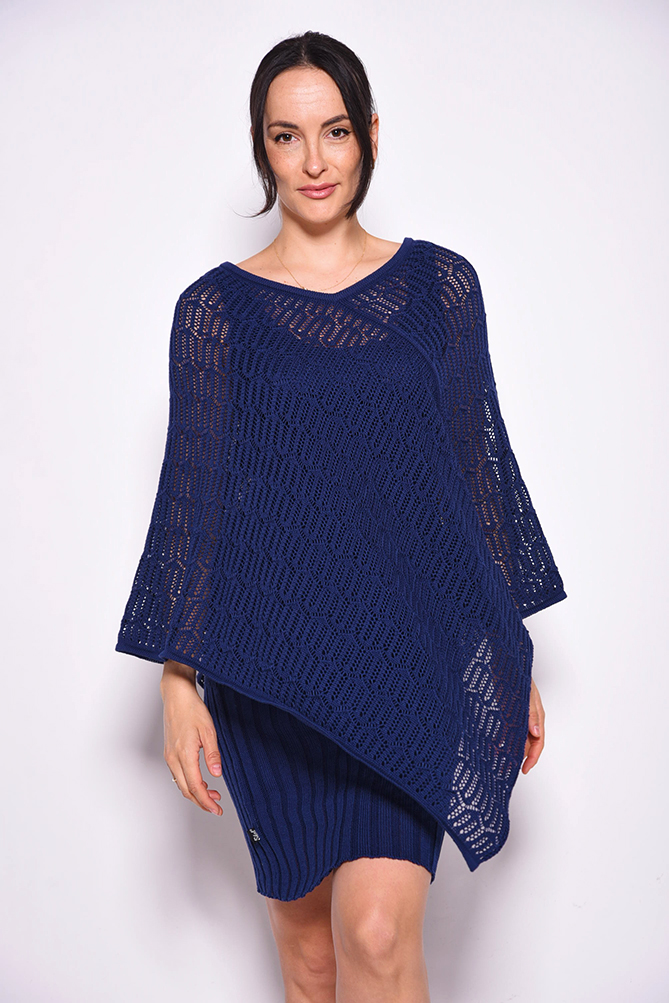 süel knitted poncho